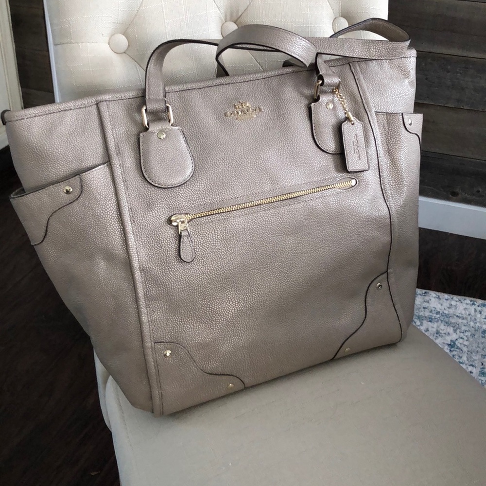 Metallic Coach Computer Bag